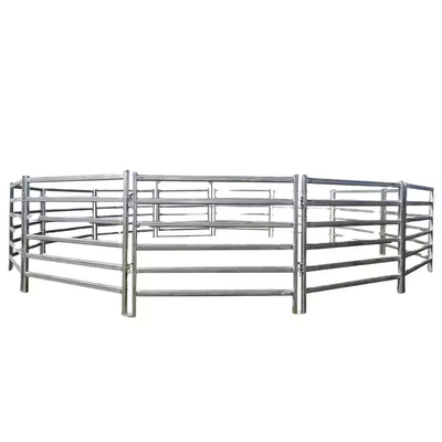 CE ISO Portable Livestock Fence Panels API Gi PE Coated Round Square Oval