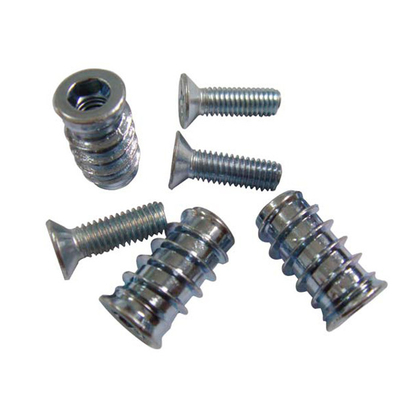 Customized Iron Zinc Door Hinge Screws Powder Coating Yellow Brown