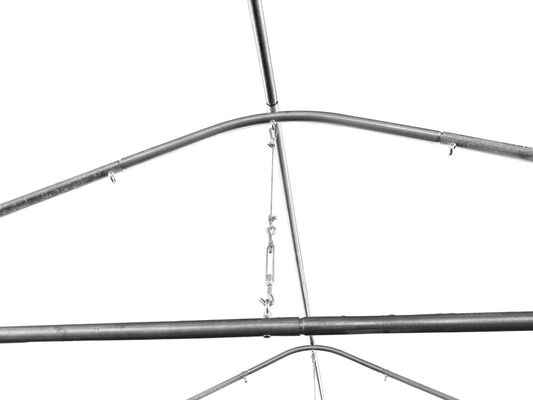 Single-span Tunnel Greenhouse with Polyethylene Film for livestock breeding  goods storage  temporary shelters