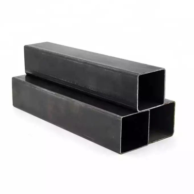 Schwarzer Stahl leitet 40x40mm 6m Längen-Schwarz-Eisen-Quadrat-Röhrenstahl-Rohr für Bau
