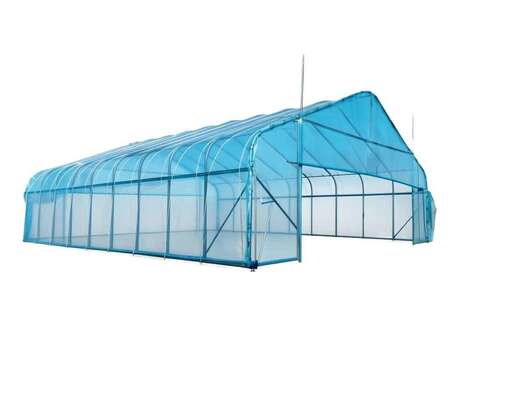 Factory Price  Find similar icon   certified High Tunnel Single-Span Agricultural Greenhouse Heavy Duty Hot Galvanized Steel Frame PE Cover